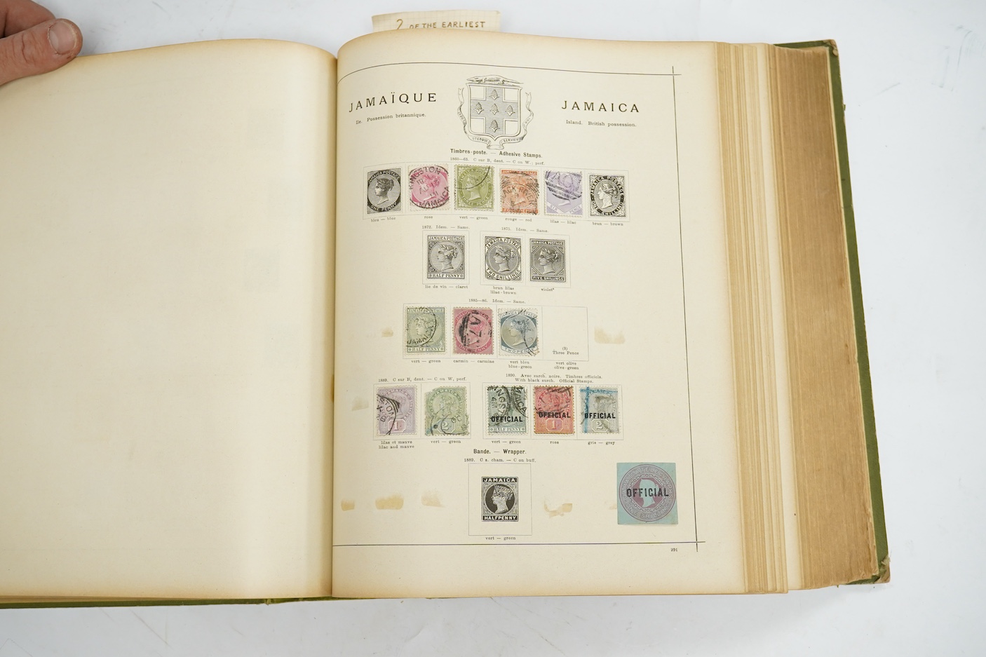 A collection of stamp albums, unmounted stamps and empty stock sheets, including a Victorian stamp album edited by Richard Senf, containing a selection of mid 19th century stamps, including an incomplete run of plated pe